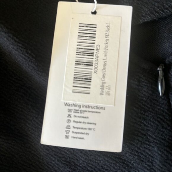 HELYO Women's Semi-Formal Ruffle Sleeves V-Back Cocktail Medium - Picture 3 of 7